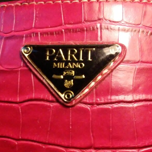 PARIT Milano Red Purse - Picture 1 of 9